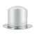 Chrome Dome Rear Axle Cover 2PC Kit For 33mm Nut Cover - Steel/Aluminum Wheel (10 Hole)