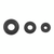 1/4",5/16",3/8" Mounting Holes Black Vinyl Grommets (13-Pack)