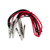 10 Amp Alligator Test Clips w/ 30" Vinyl Leads, 1Red/1Black 1 Set.