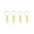 12-10 AWG 3/8" Stud CS Heat Shrink Ring Terminal - Yellow (4-Pack)