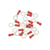 22-18 AWG #10 Stud Vinyl Ring Terminal (19-Pack)