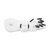 8" x 3/4" Color Hook & Loop Velcro Strip-Tie Fasteners with Buckle (8-Pack)