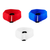 8" x 3/4" Color Hook & Loop Velcro Strip-Tie Fasteners with Buckle (8-Pack)