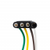 4 Way LED Trailer Light Harness - 12" Positive & Ground Leads