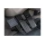 RealWheels Black Anodized Aluminum Billet Pedal Set W/ Peterbilt Logo & Pyramid Cut Design For Peterbilt 367, 379, 386, 388, 389, 389 Glider