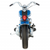 Motorcycle LED Rear Fender Tail Light With Black Grille Bezel