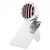 Motorcycle LED "Bobber" Style Vertical Tail Light With Chrome Grille Bezel