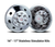 16" Stainless American Road Simulator Kits w/ 4 Hand Holes - 29223 / 29583 - No Ext. Kit