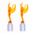 Flying Goddess Bumper Guide Tops - Amber (2-Pack)
