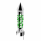 Brooklyn Spike Gearshift Knob With LED 13/15/18 Speed Adapter- Chrome