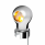Thread-On Charlotte Gearshift Knob With LED 13/15/18 Speed Adapter