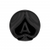 Ace Of Spades Air Valve Knob - Candy Black With Matte Black Inlay