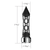 Thread-On Daytona Spike Gearshift Knob With LED 9/10 Speed Adapter