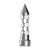 Thread-On Daytona Spike Gearshift Knob With LED 9/10 Speed Adapter