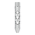 Austin Style Grip Handle With Beer Tap Adapter - Chrome