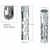 M30X3.5 Thread-On Austin Gun Cylinder Gearshift Knob - Chrome