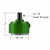 1/2"-13 Thread-On Shift Knob Mounting Adapter For Eaton Fuller Style 13/15/18 Shifter (Bulk)
