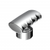 Thread-On T-Shape Gearshift Knob With Chrome 13/15/18 Speed Adapter