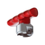 Thread-On T-Shape Gearshift Knob With Chrome 13/15/18 Speed Adapter