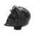 Aluminum Skull Biker 1/2"-13 Thread-On Gearshift Knob - Black