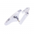 Oval Chrome Plated Aluminum Interior Rear View Mirror With Screw-On Mount