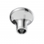 1/2"-13 Thread-On Gearshift Knob With USA Flag Sticker - Chrome
