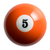 Gloss Finish Pool Ball Gearshift Knob
