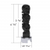 Thread-On 3-Skull Gearshift Knob With Adapter For Eaton-Fuller 13/15/18 Speed Shifter
