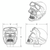 Skull Biker Gearshift Knob Only - Chrome (Bulk)