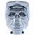Skull Biker Gearshift Knob Only - Chrome (Bulk)