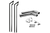 6 Inch Dia Desperado Tip Exhaust Kit with 96 Inch Tall One Piece Top Pipe PB