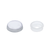 Chrome Plastic Snap-On Screw Cover For #10 And #12 Screws