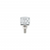 Chrome Dice License Plate Fastener (2-Pack)