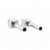 Chrome Dice Door Lock Knobs (2Pc/Set)