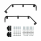 Black Angled Mud Flap Hangers With Mounting Hardware