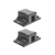 Black Straight Mud Flap Hangers With Mounting Hardware