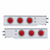 2" Bolt Pattern Stainless Spring Loaded Light Bar With 6X 4" 10 LED Lights (Pair)