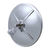 8-1/2" Chrome 320R Convex Mirror With Mounting Stud