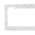 Diamond Plate License Plate Frame - Chrome