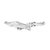 Chrome Plastic Eagle Accent