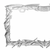 Tribal Flame License Plate Frame - Chrome