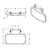 Rectangular 430 Stainless Steel Over Door Convex Mirror With Mounting Bracket