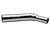 8 Inch Dia Hoosier Tip Exhaust Kit with 120 Inch Tall One Piece Top Pipe KW