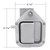 Exterior Sleeper Storage Door Handle For Kenworth W900/T800 (2004-2015), Short Striker