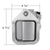 Chrome Exterior Handle For 1982-2006 Kenworth W900/T800/T600 (Bulk)