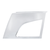 ABS Satin Silver Bumper Fog Light Hole Cover For 2018-2024 Volvo VNL