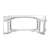 Chrome Plastic Center Dash Instrument Bezel For 2018-2023 Freightliner Cascadia