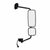 Chrome Mirror Assembly With Power Adjust & Heated For Freightliner M2