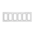 Chrome Plastic Dash Switch Panel Cover For International - 6 Openings