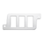 Freightliner Lower Bottom Dash Switch Panel (3 Openings) - Left
